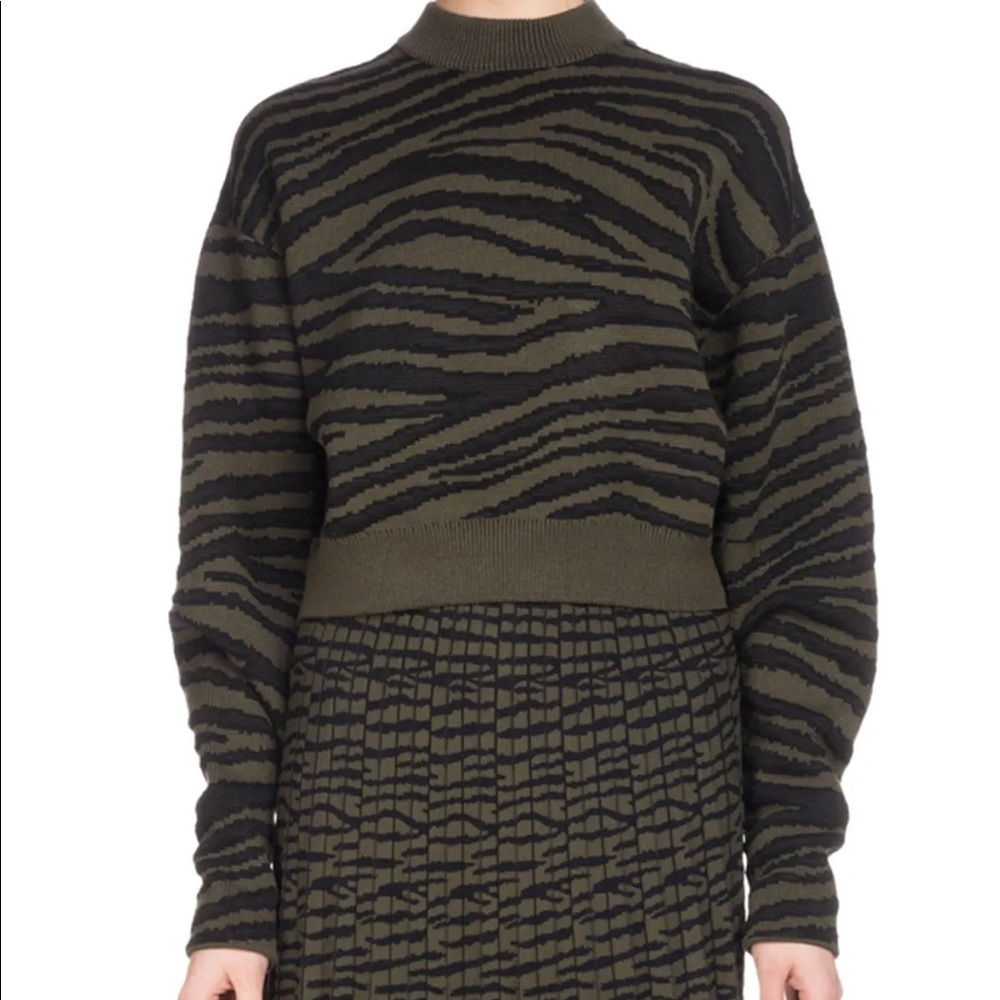 Proenza Schouler Tiger Jacquard Sweater XS